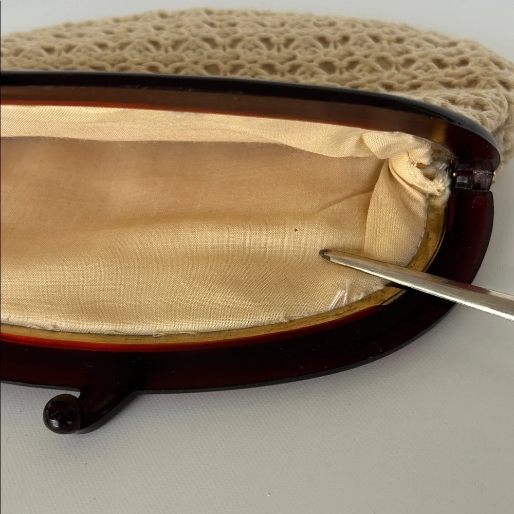 Vintage Crochet Clutch - Picture 9 of 13